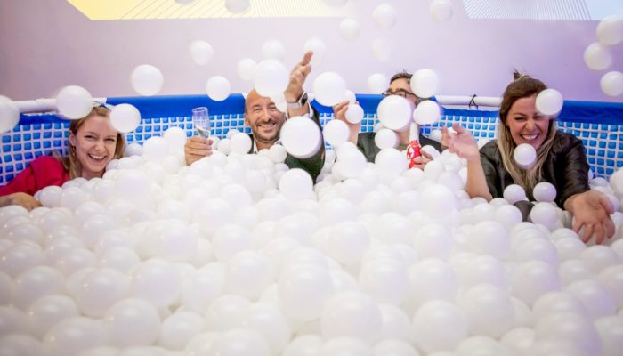 Virginie Laurent, Mathieu Matthelin (Maison Moderne), Julien Delpy (Maison Moderne) et Gosia Kramer (The Office)